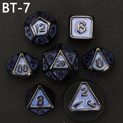 Custom Metall und Kunststoff Würfel D20 Spiel D &amp; D Polyeder DND Würfel Set RPG Würfel