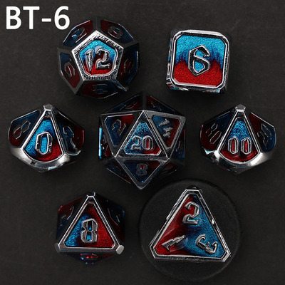 Custom Metall und Kunststoff Würfel D20 Spiel D &amp; D Polyeder DND Würfel Set RPG Würfel