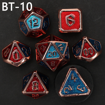 Custom Metall und Kunststoff Würfel D20 Spiel D &amp; D Polyeder DND Würfel Set RPG Würfel