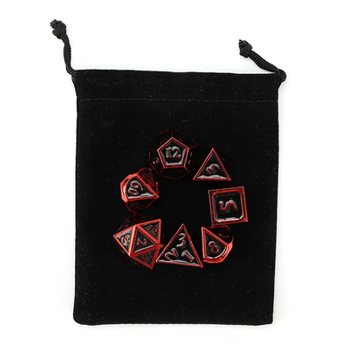 Custom Metallmassivwürfel D20 Spiel D &amp; D Polyeder DND Würfel Set RPG Würfel