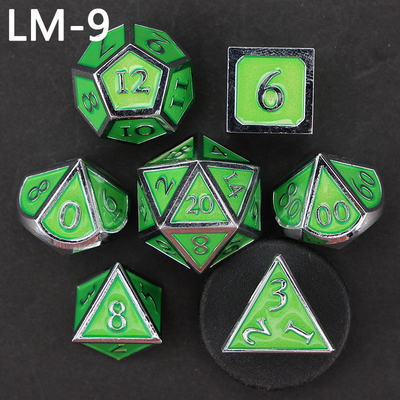 Custom Metallmassivwürfel D20 Spiel D &amp; D Polyeder DND Würfel Set RPG Würfel