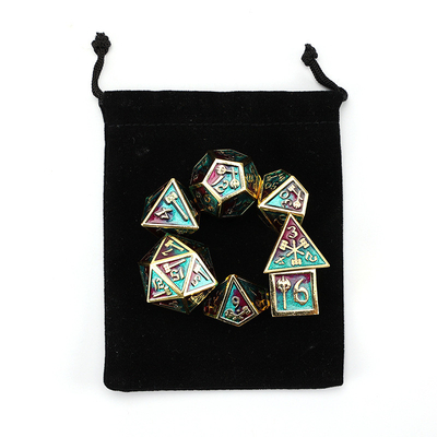 Anpassbares polyedrisches Würfelset Rollenspielwürfelspiel RPG Dungeon and Dragon Würfelset Brettspiel