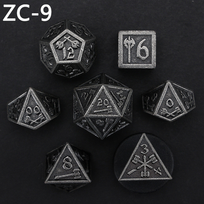 Anpassbares polyedrisches Würfelset Rollenspielwürfelspiel RPG Dungeon and Dragon Würfelset Brettspiel