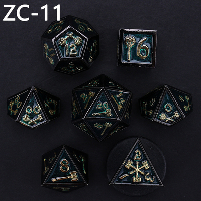 Anpassbares polyedrisches Würfelset Rollenspielwürfelspiel RPG Dungeon and Dragon Würfelset Brettspiel