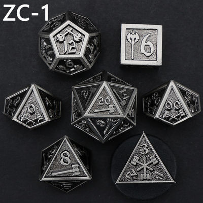 Anpassbares polyedrisches Würfelset Rollenspielwürfelspiel RPG Dungeon and Dragon Würfelset Brettspiel