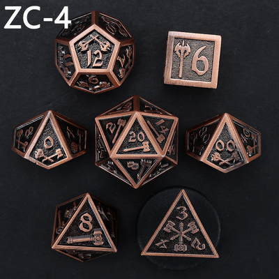 Anpassbares polyedrisches Würfelset Rollenspielwürfelspiel RPG Dungeon and Dragon Würfelset Brettspiel