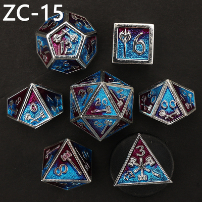 Anpassbares polyedrisches Würfelset Rollenspielwürfelspiel RPG Dungeon and Dragon Würfelset Brettspiel