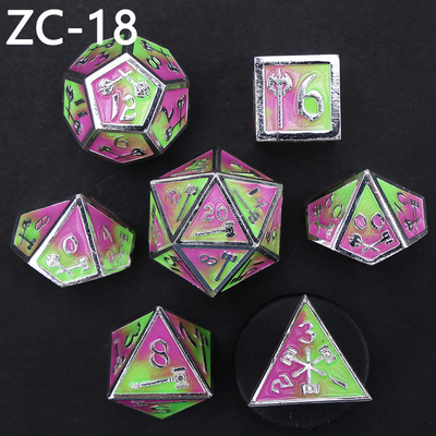 Anpassbares polyedrisches Würfelset Rollenspielwürfelspiel RPG Dungeon and Dragon Würfelset Brettspiel
