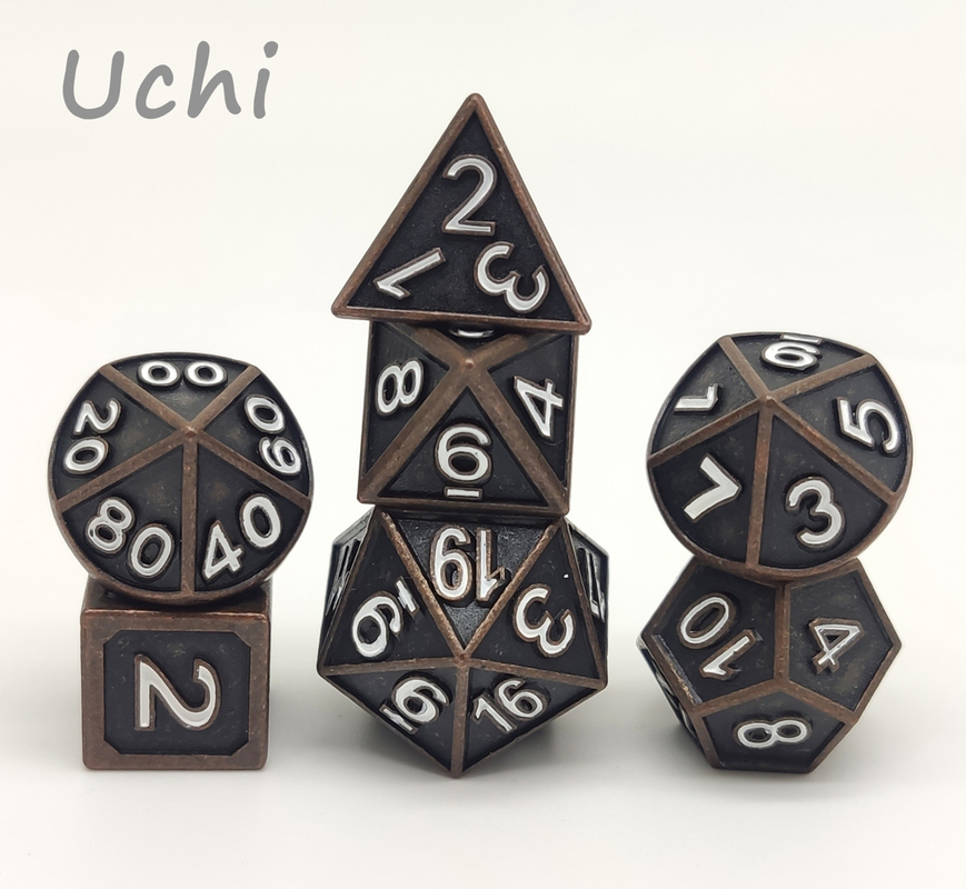 Handschleifen-Metall-RPG würfeln geruchlose ungiftige schwarze Farbe