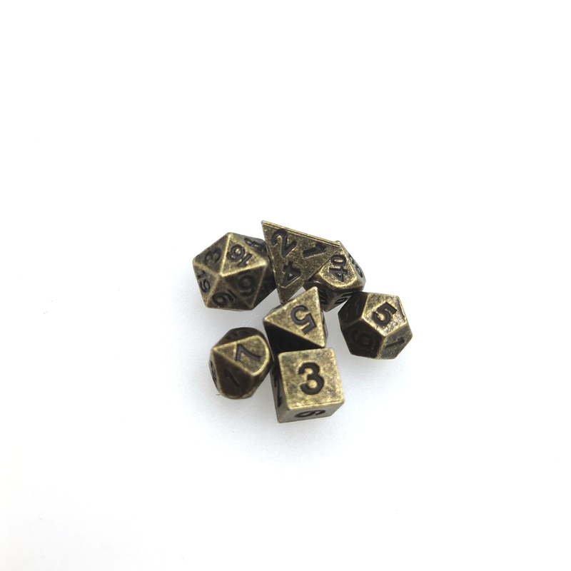 Brett- oder Kartenspiel Mini-Polyeder-Datz-Spiel Dungeons And Dragons Handgeschnitzt
