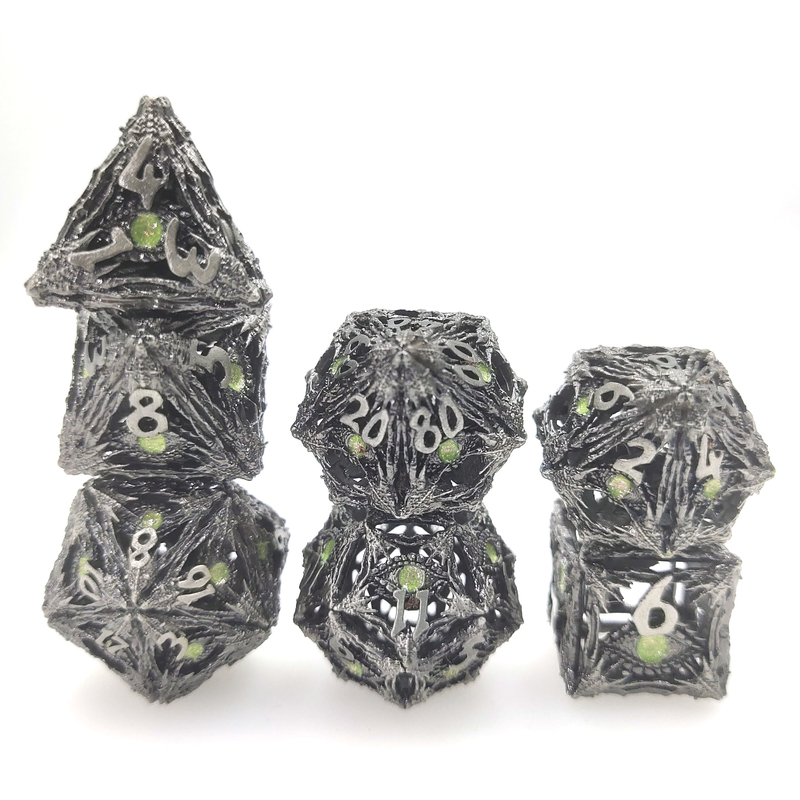 Würfel aus verschleißfestem Kantenharz, tragbar für Shadow Run Dungeons and Dragons RPG