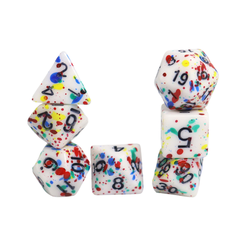 Graffiti Phantom Farbe Harz Brettspiel Würfel Set und Würfel