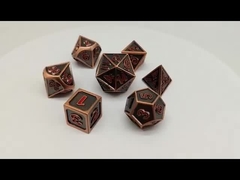 Dauerhafte flüssige gefüllte Antiverschleißwürfel, wasserdichte RPG-Würfel mit Flüssigkern