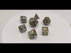 Geruchlose tragbare rosa Metallwürfel, Hand geschnitzte Rollenspiel-Würfel