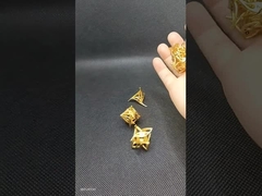 Geely Blume Hohlmetall Würfel Set RPG Drache und Dungeon DND