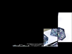 Blau-grauer Glitter Flüssigkeit Naturharz mehrfache Würfel-Suite Drache und Dungeon Dnd Würfel