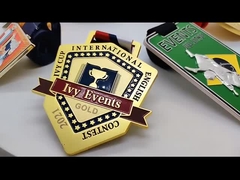 Marathon-Metallmedaille kann für freies Design angepasst werden